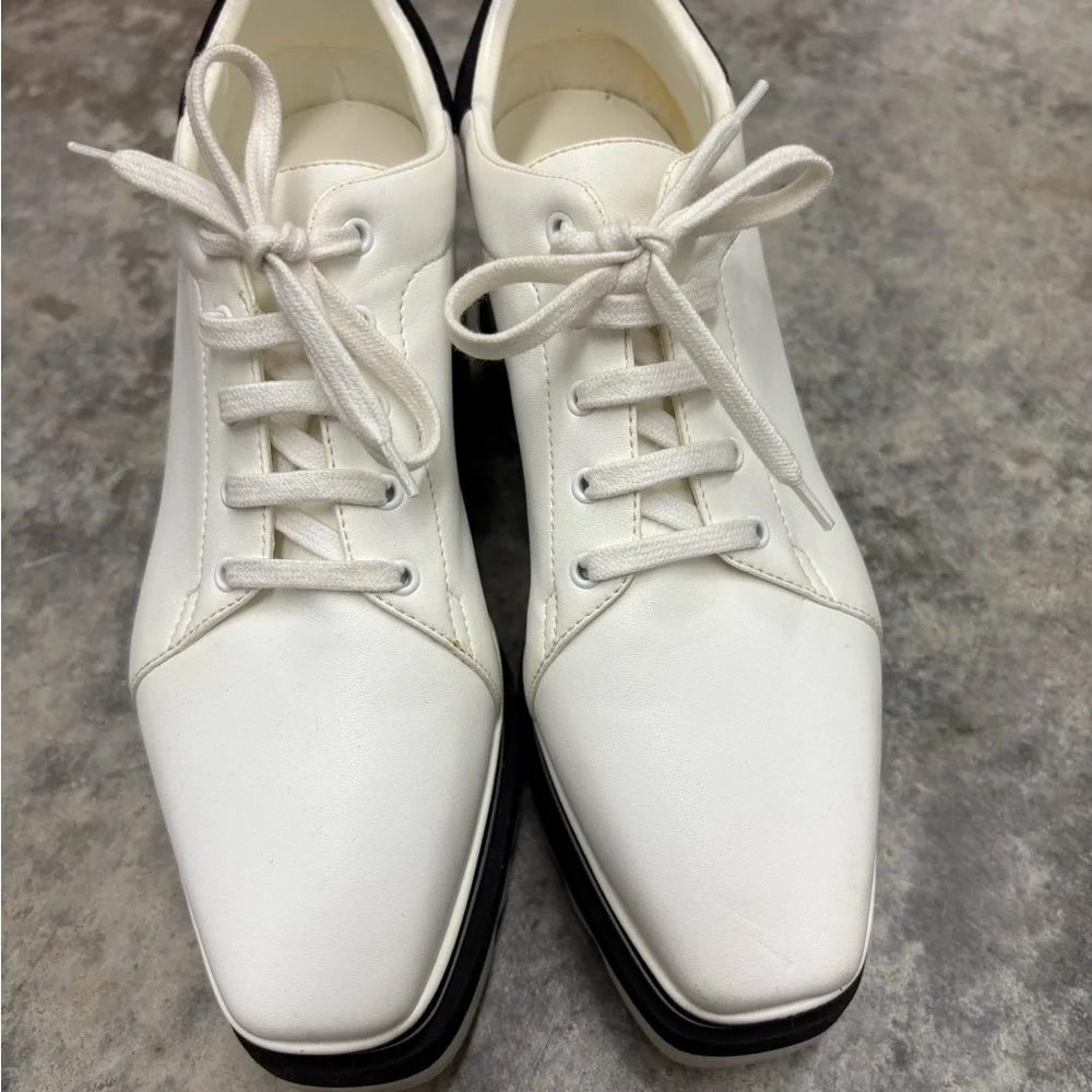 Stella‎ McCartney Stylish White Platform Sneakers